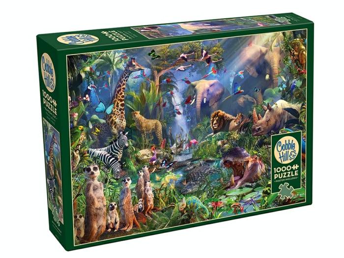 1000 |   Cobble Hill – 1000 Piece Into The Jungle 1000 1000