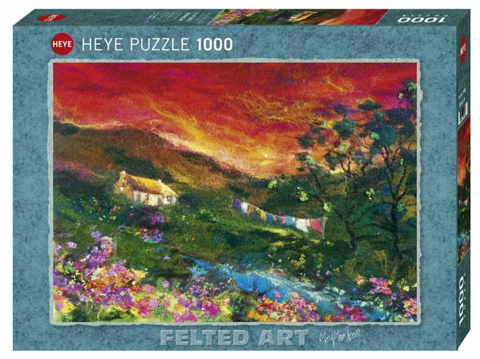 1000 |   Heye – 1000 Piece Felted Art – Washing Line 1000 1000