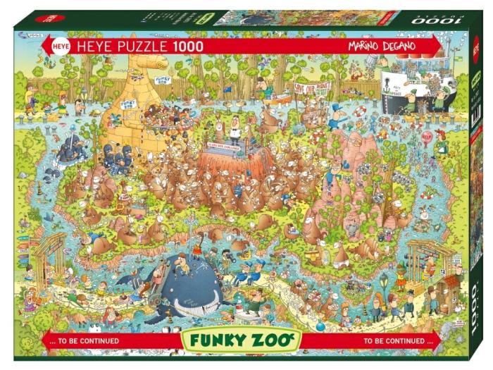 1000 |   Heye – 1000 Piece Funky Zoo – Australian Habitat 1000 1000