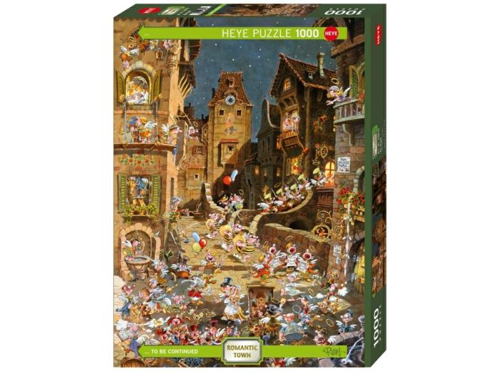 1000 |   Heye – 1000 Piece Romantic Town – By Night 1000 1000