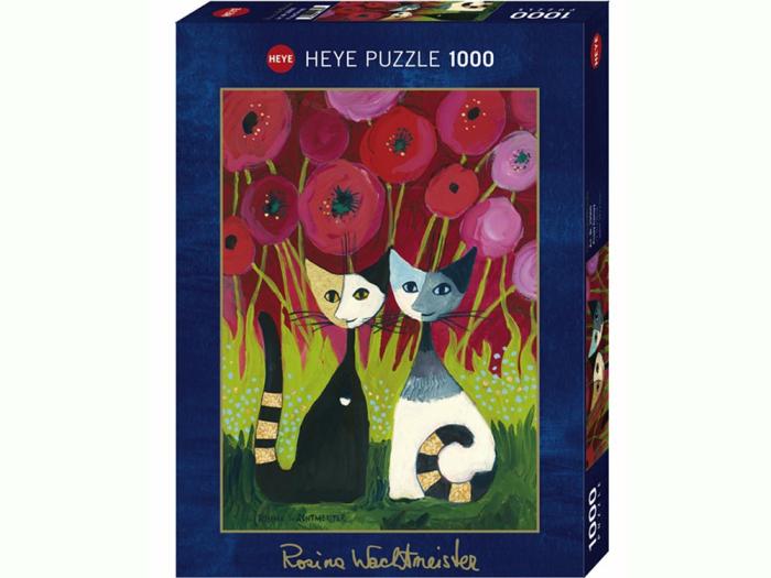 1000 |   Heye – 1000 Piece Wachtmeister – Poppy Canopy (With Gold Foil) 1000 1000