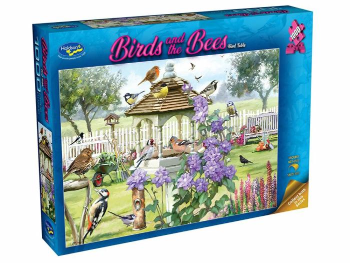 1000 |   Holdson -1000 Piece – Birds & Bees Bird Table 1000 1000