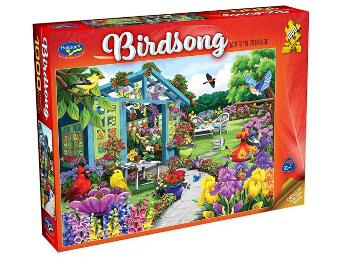 1000 |   Holdson – 1000 Piece Birdsong – Path To The Greenhouse 1000 1000