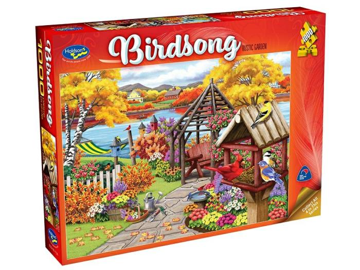 1000 |   Holdson – 1000 Piece Birdsong – Rustic Garden 1000 1000