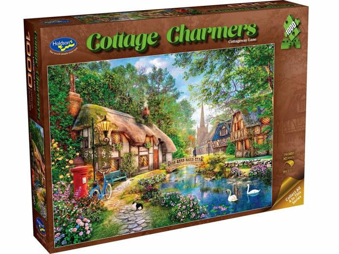 1000 |   Holdson – 1000 Piece Cottage Charmers – Cottageway Lane 1000 1000