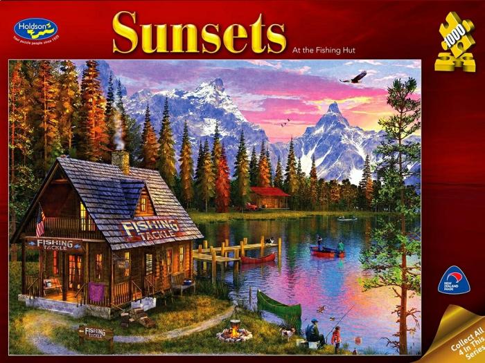 1000 |   Holdson – 1000 Piece Sunsets 3 – Fishing Hut 1000 1000