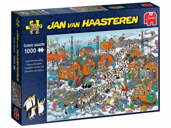 1000 |   Jumbo – 1000 Piece Jan Van Haasteren – South Pole Expedition 1000 1000