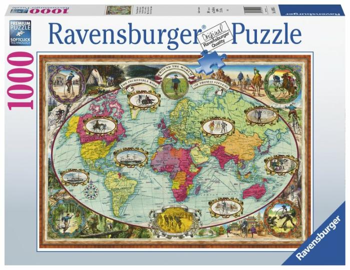 1000 |   Ravensburger – 1000 Piece – Around The World By Bike 1000 1000