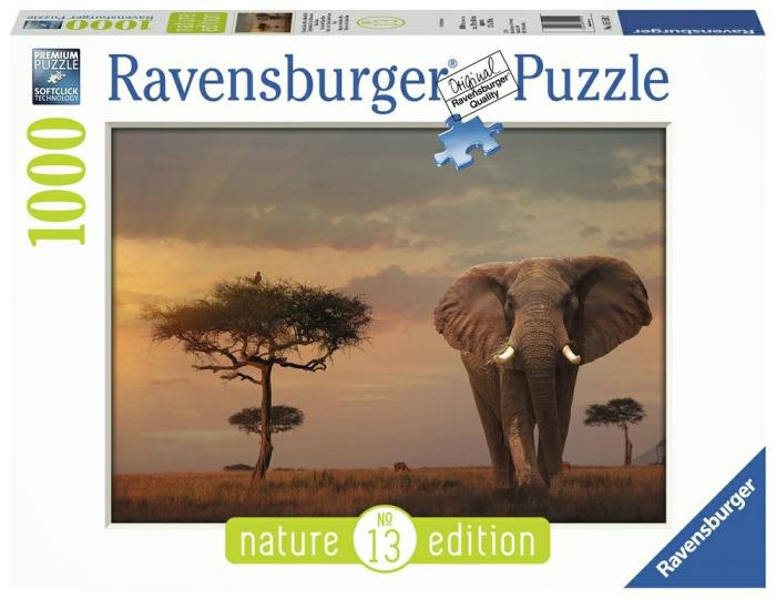 1000 |   Ravensburger – 1000 Piece – Elephant Of The Massai Mara 1000 1000