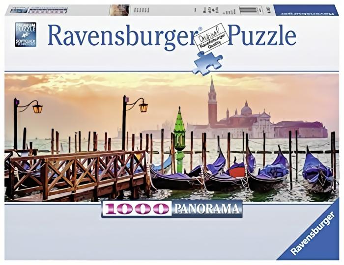 1000 |   Ravensburger – 1000 Piece – Gondolas In Venice (Panormama) 1000 1000