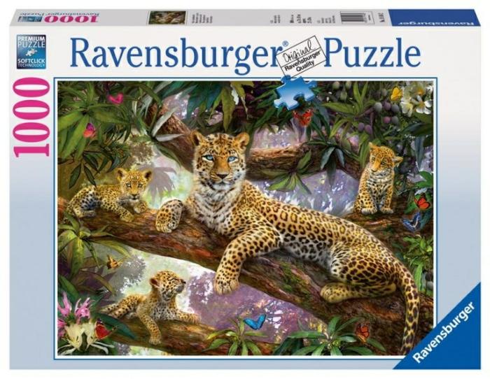 1000 |   Ravensburger – 1000 Piece – Leopard Family 1000 1000