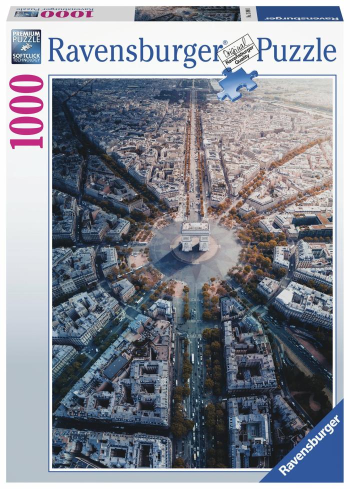 1000 |   Ravensburger – 1000 Piece – Paris From Above 1000 1000