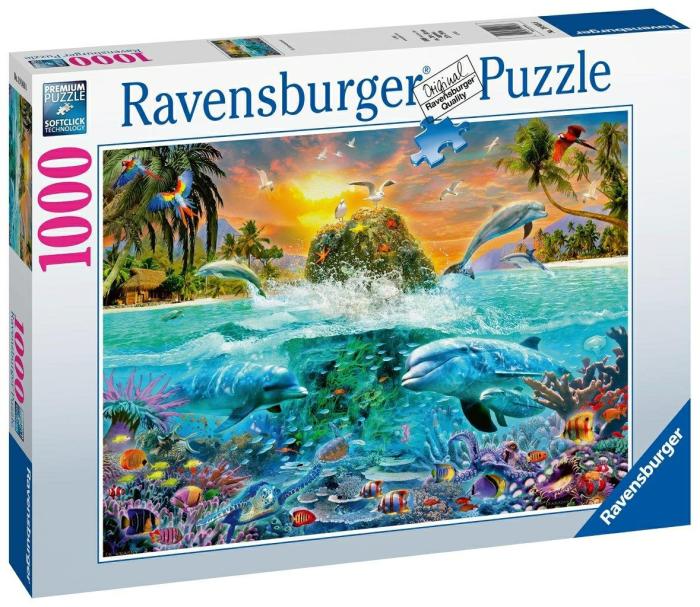 1000 |   Ravensburger – 1000 Piece – Underwater Island Jigsaws 1000