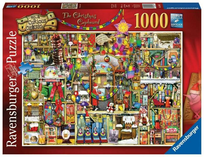 1000 |   Ravensburger – 1000 Piece Xmas – Thompson The Christmas Cupboard 1000 1000