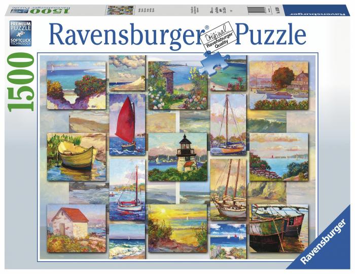 1500 |   Ravensburger – 1500 Piece – Coastal Collage 1500 1500