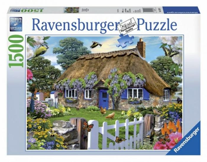 1500 |   Ravensburger – 1500 Piece – Robinson Cottage In England 1500 1500