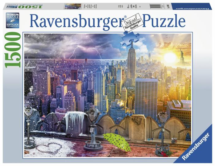 1500 |   Ravensburger – 1500 Piece – Seasons Of New York 1500 1500