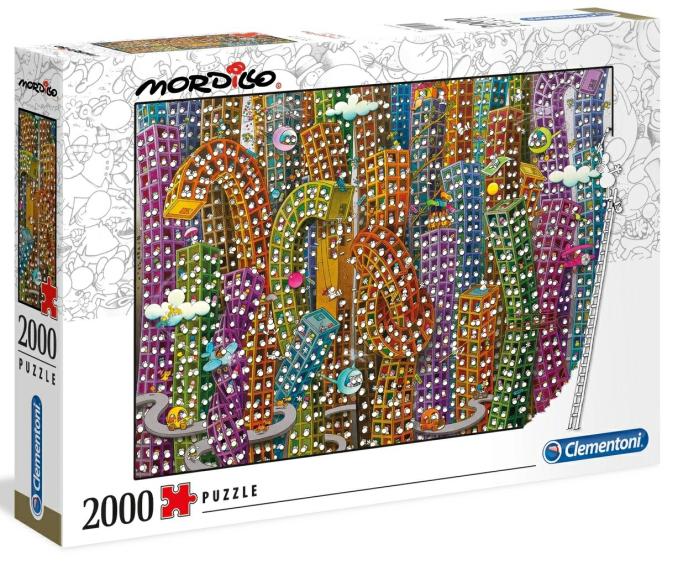 2000+ |   Clementoni – 2000 Piece Mordillo – Concrete Jungle 2000+ 2000+