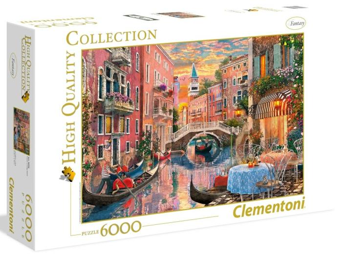 2000+ |   Clementoni – 6000 Piece – Venice Evening Sunset 2000+ 2000+