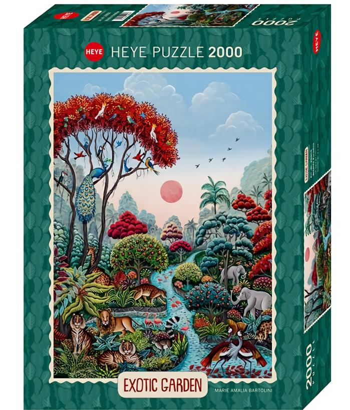 2000+ |   Heye – 2000 Piece – Exotic Garden Wildlife 2000+ 2000+