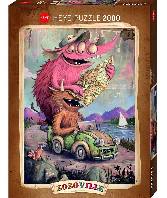 2000+ |   Heye – 2000 Piece Zozoville – Road Trippin’ 2000+ 2000+