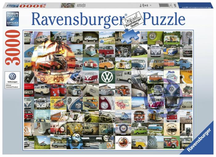 2000+ |   Ravensburger – 3000 Piece – 99 Vw Bulli Moments 2000+ 2000+