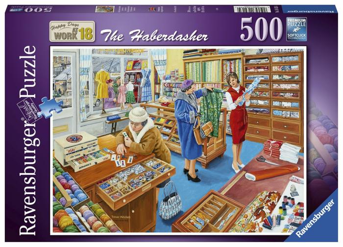 500-750 |   Ravensburger – 500 Piece – The Haberdasher 500-750 500-750