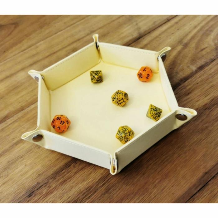 Accessories |   Hex Dice Tray – 6" Yellow Accessories Accessories