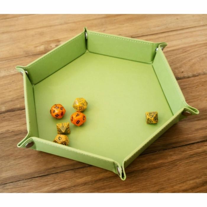 Accessories |   Hex Dice Tray – 8" Green Accessories Accessories