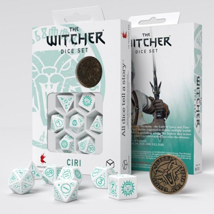 Accessories |   Q Workshop Witcher Dice Set Ciri The Law Of Surprise Accessories Accessories