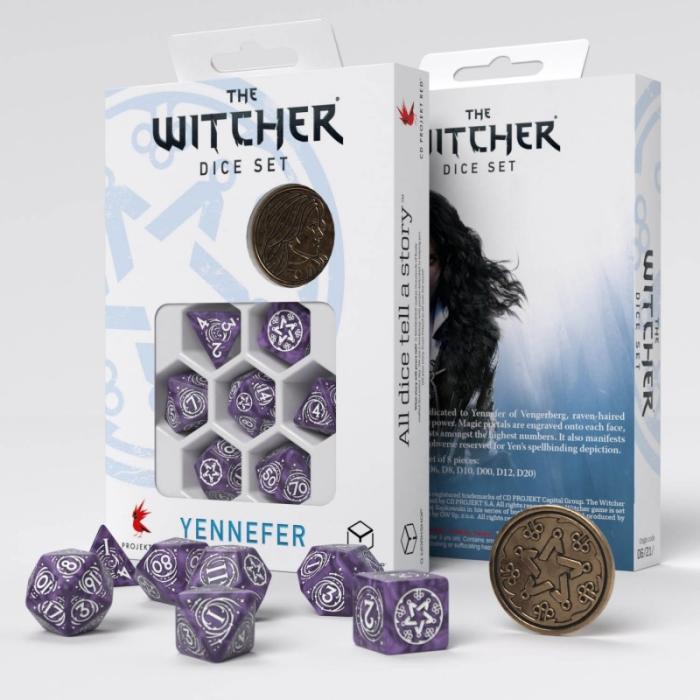 Accessories |   Q Workshop Witcher Dice Set Yennefer Lilac & Gooseberries Accessories Accessories