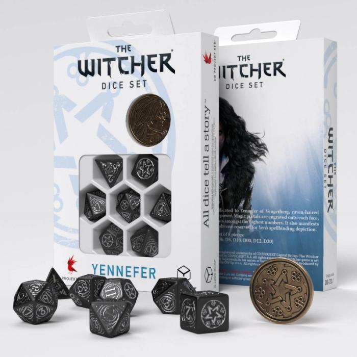 Accessories |   Q Workshop Witcher Dice Set Yennefer The Obsidian Star Accessories Accessories