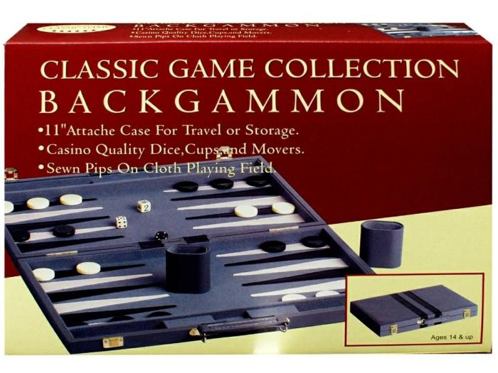 Backgammon |   Backgammon – 11" Classic Collection Backgammon Backgammon