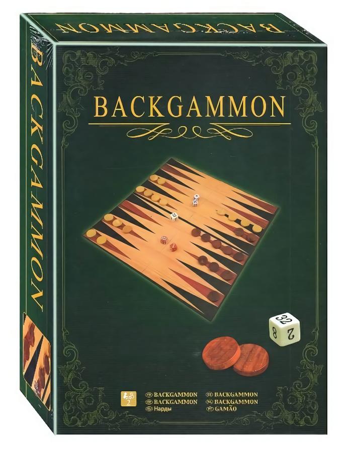 Backgammon |   Backgammon 36.5Cm Boxed Backgammon Backgammon