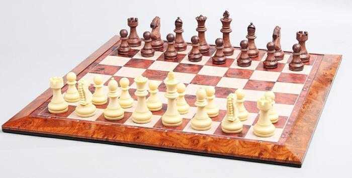 Chess Sets |   Chess Set – 16" Magnetic Brown Chess Chess Sets