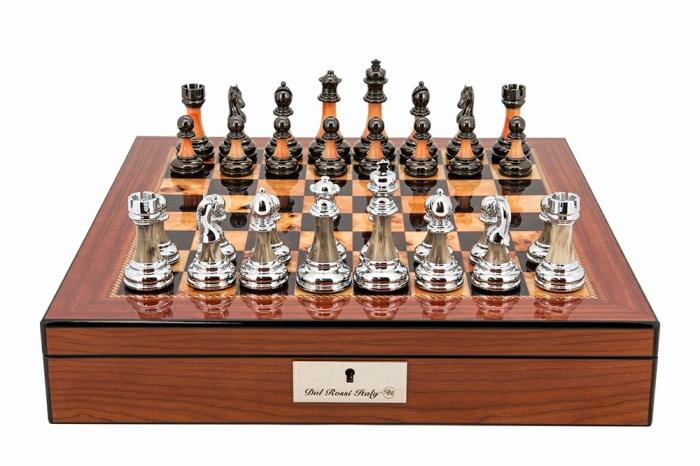 Chess Sets |   Chess Set Marble Finish Pieces On Shiny Board Chess Chess Sets