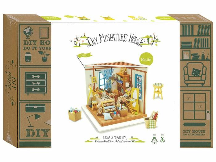 Craft & Activities |   Diy – Mini House Lisa’s Tailor Construction Models Craft Craft & Activities