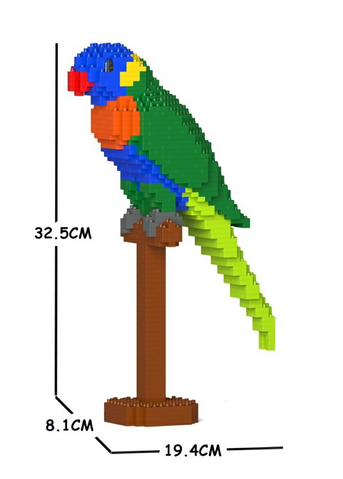 Craft & Activities |   Jekca – Rainbow Lorikeet Construction Models Craft Craft & Activities