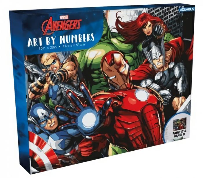 Craft & Activities |   Paint By Numbers – Marvel Avengers Assemble Construction Models Craft Craft & Activities