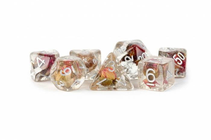 D&D |   Mdg Dice – Resin Polyhedral Set – Rose D&D D&D