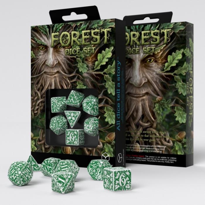 D&D |   Q Workshop Dice – Forest Tundra D&D D&D