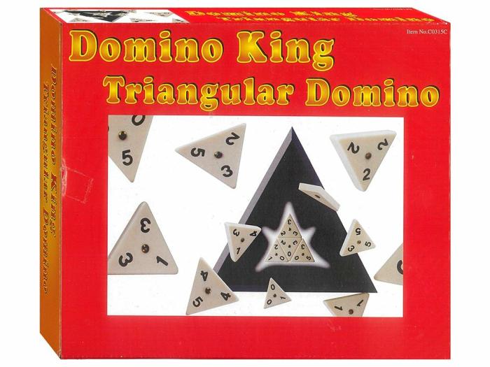 Dominoes |   Dominoes – Triangle Dominoes Dominoes