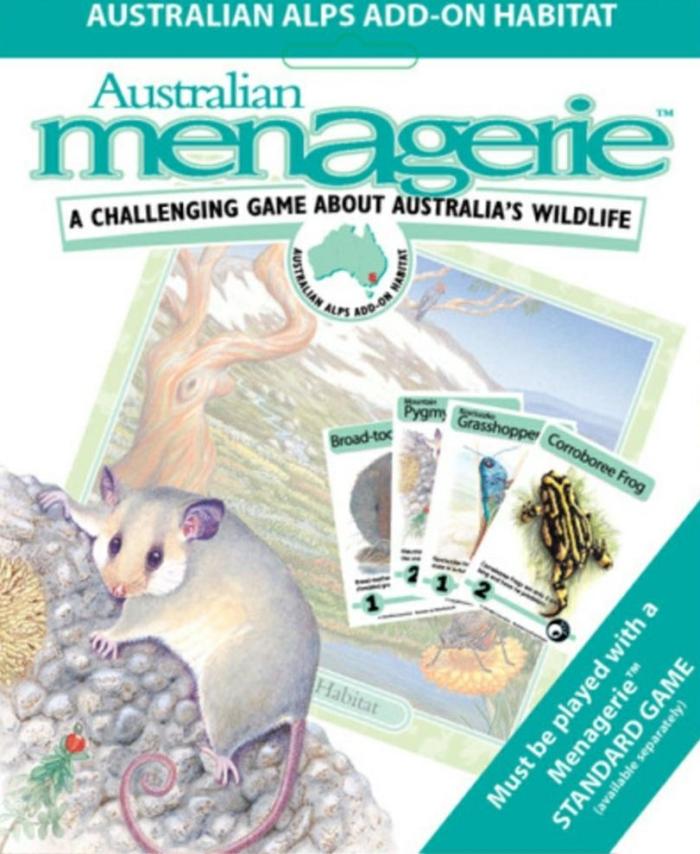 Family |   Australian Menagerie – Australian Alps Expansion Card & Dice Games Family