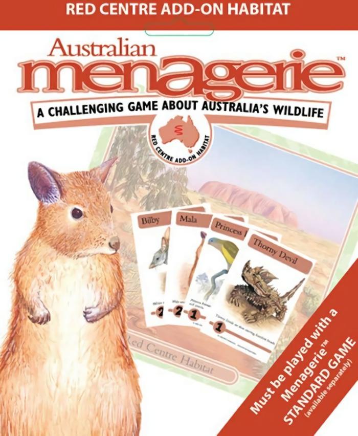 Family |   Australian Menagerie – Red Centre Expansion Card & Dice Games Family