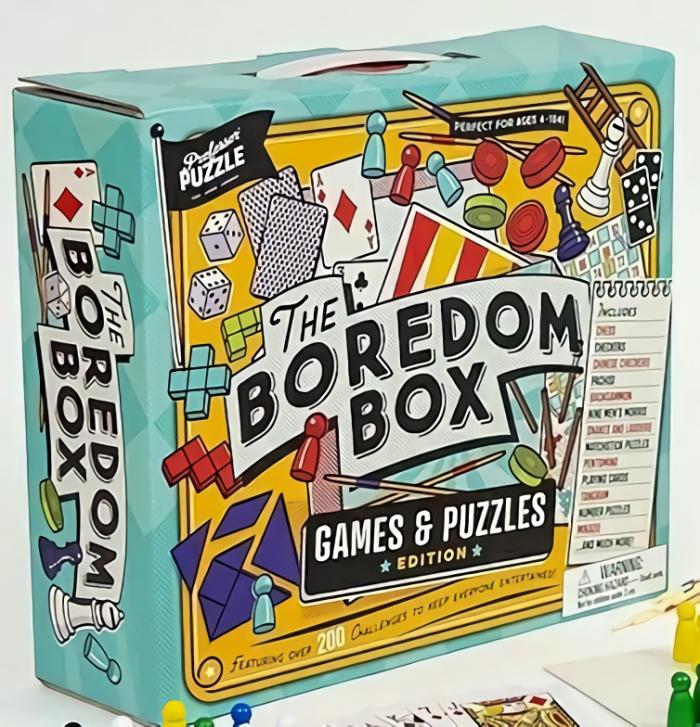 Family |   Boredom Box Of Games And Puzzles Board Games Family