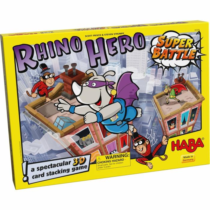 Family |   Rhino Hero – Super Battle Board Games Family