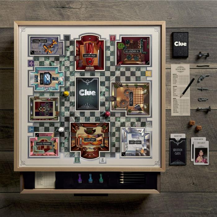 General |   Clue – Luxe Maple Edition Board Games General