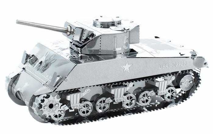 Metal Earth |   Metal Earth – Sherman Tank Construction Models Craft Metal Earth