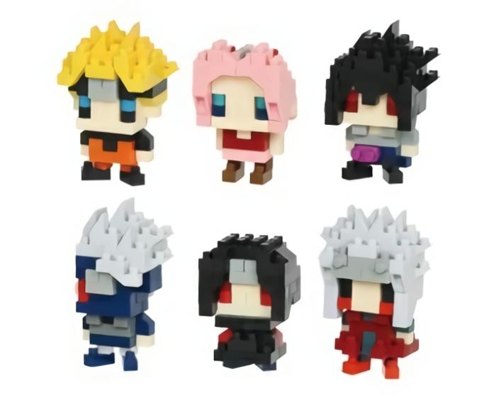 Nanoblocks |   Nanoblock – Mini Blind Bag – Naruto Volume 1 (Each) Construction Models Craft Nanoblocks