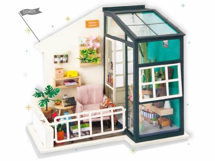 Other |   Diy Mini House – Balcony Daydream Construction Models Craft Other